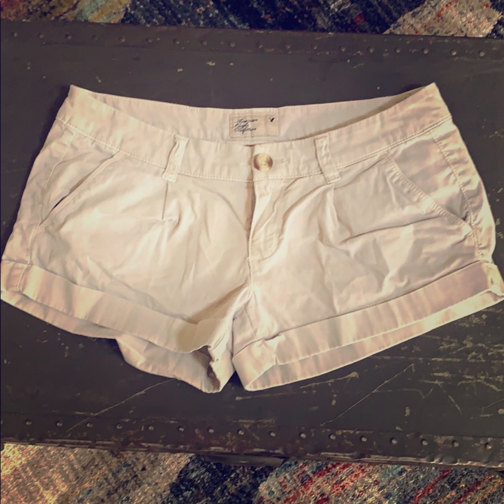 Khaki Shortie Short